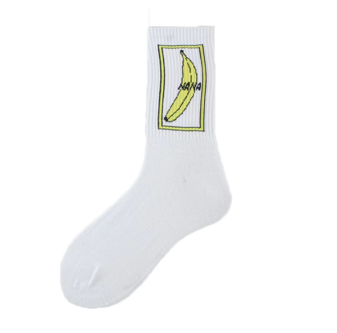 Desert Oasis Socks in white front picture