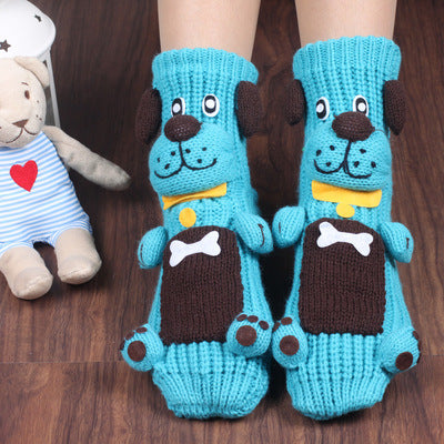 Christmas Knitted Slipper Socks - BlissBounce Socks