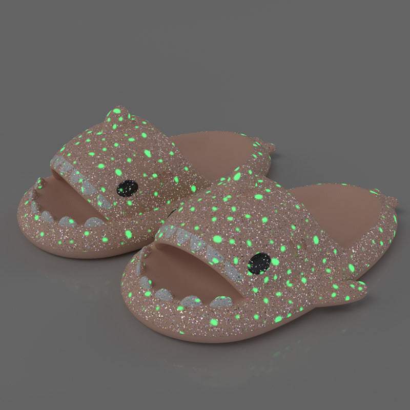 Starry Snuggle Slippers in peach
