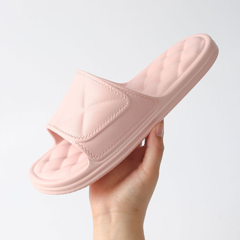Quilted Comfort Slippers in pink