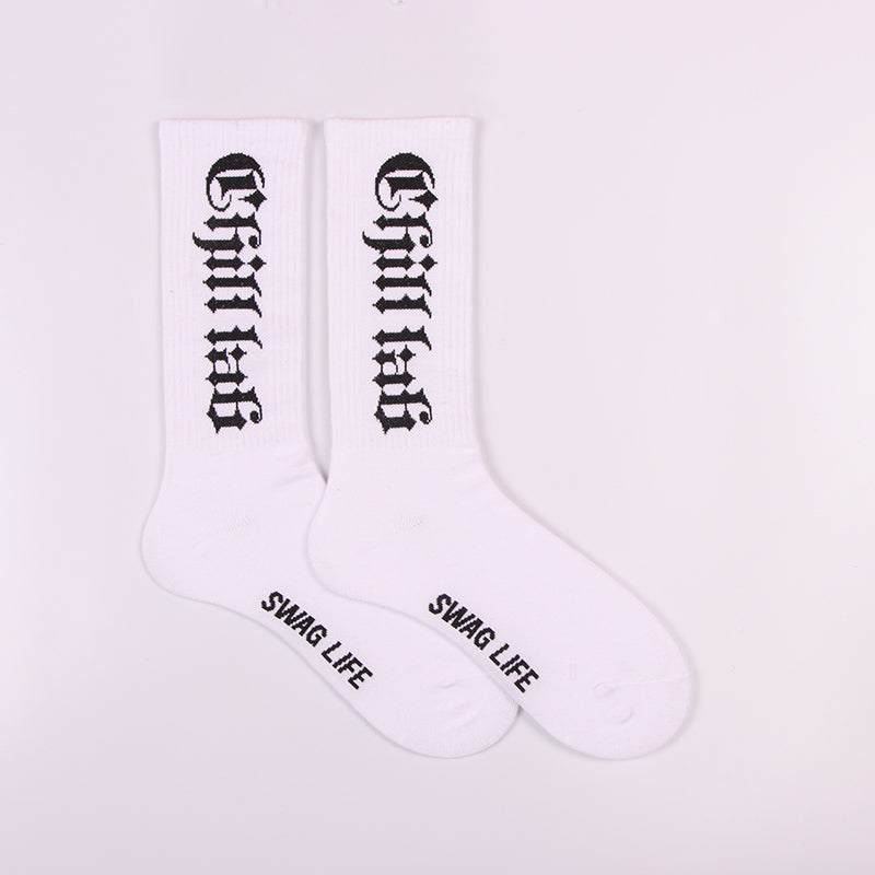 JoyStride Socks in white