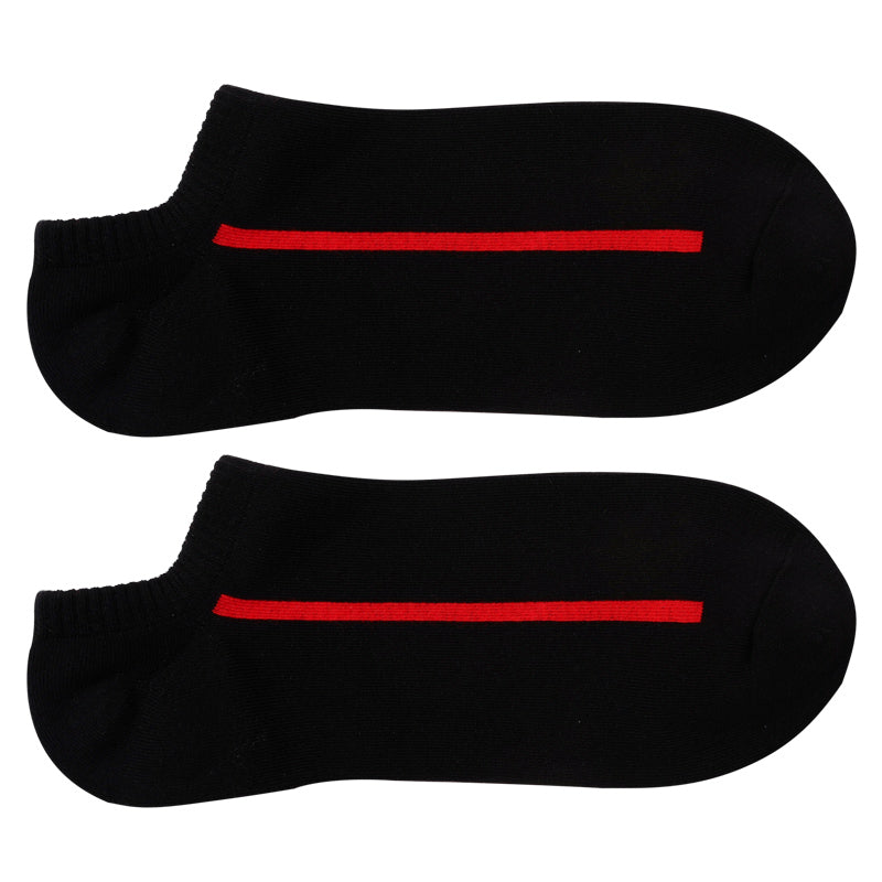 Athletic performance socks in black