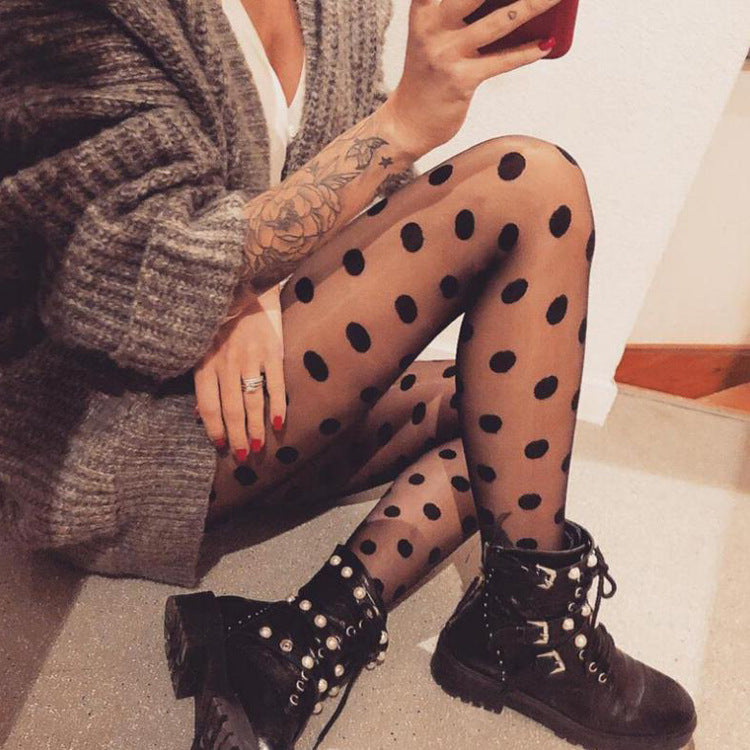PolkaPoshSheers Tights