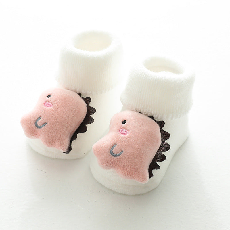 Snuggle Puff Baby Socks in white