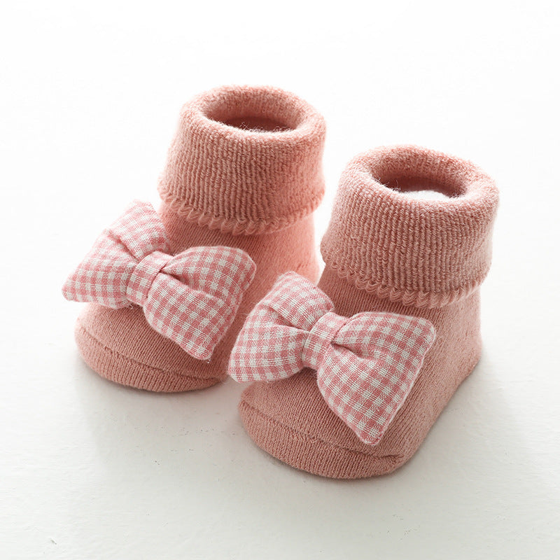 Snuggle Puff Baby Socks in pink
