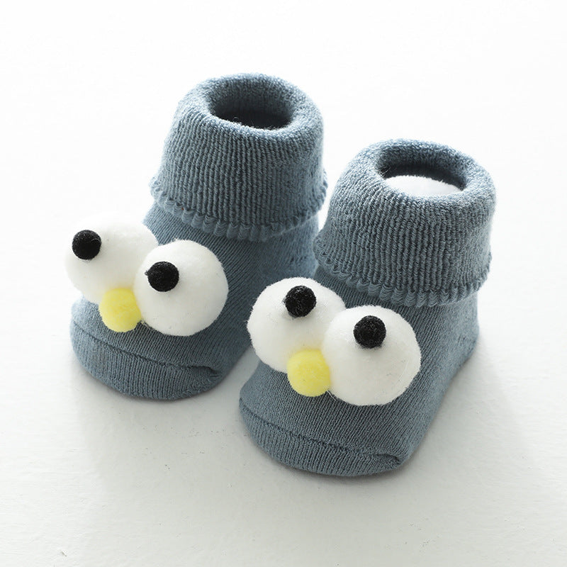 Snuggle Puff Baby Socks in dark blue
