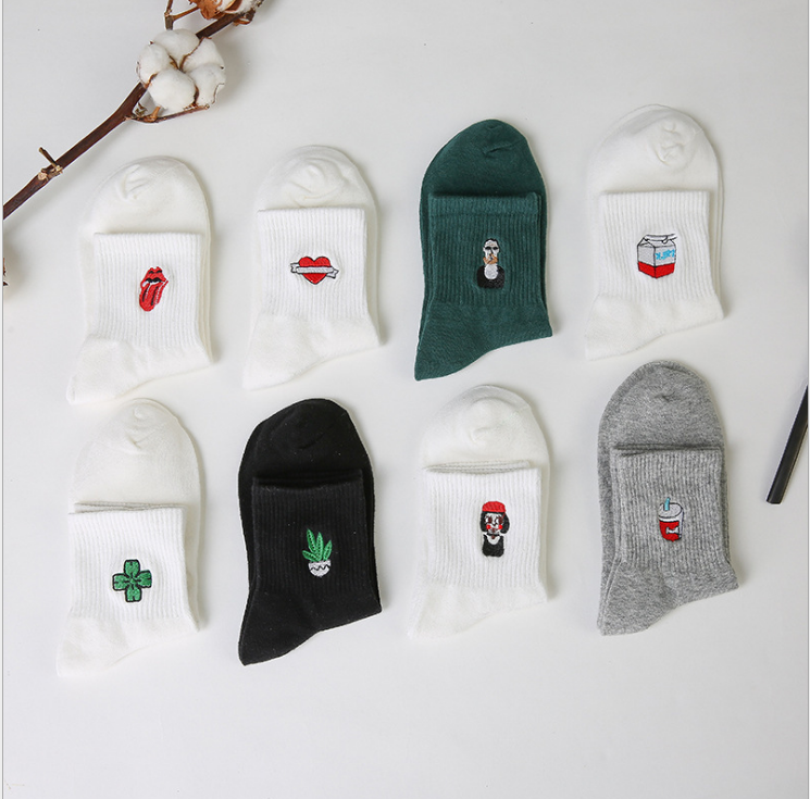 Pop Icon sock varies collection when folded