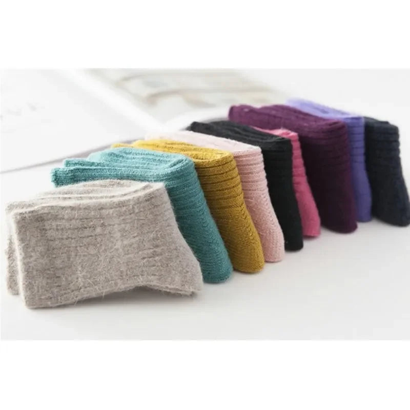 Socks in wool varies colors