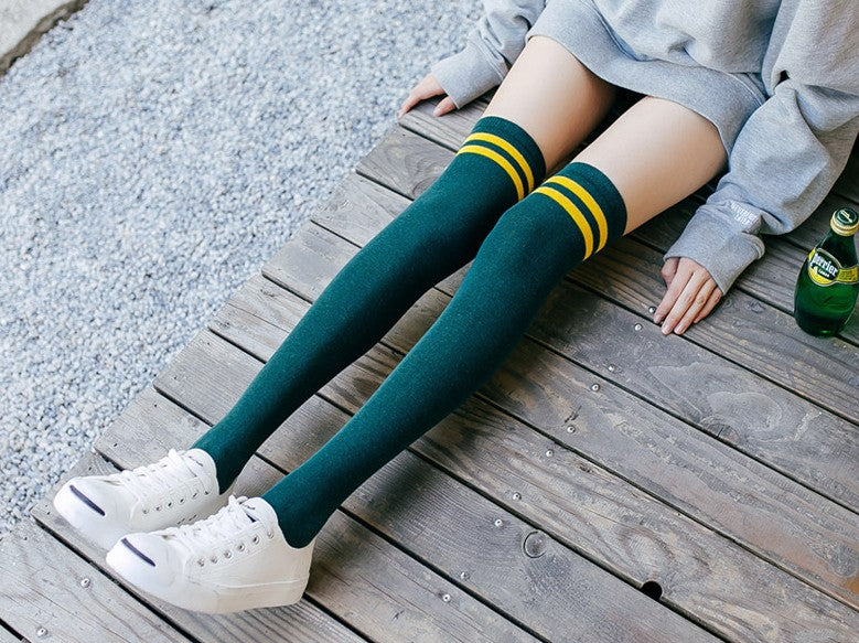 Knee-Highs Collection Socks in green