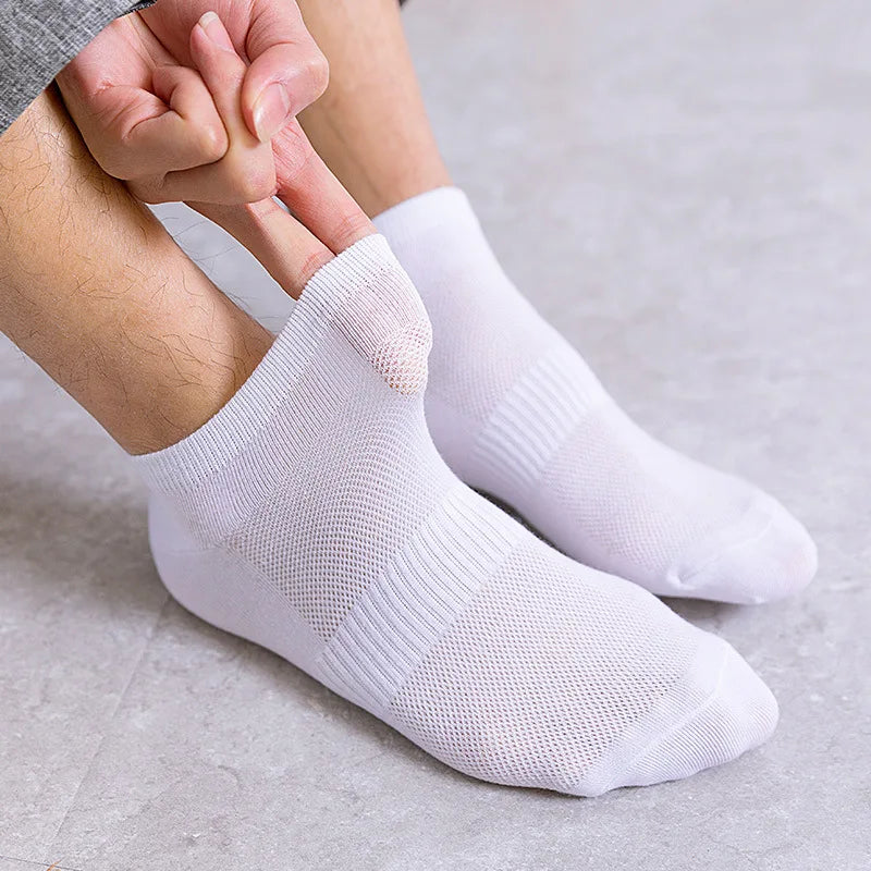 Cushioned Ankle Socks in white