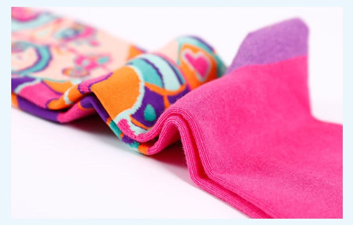 Portait Socks in pink