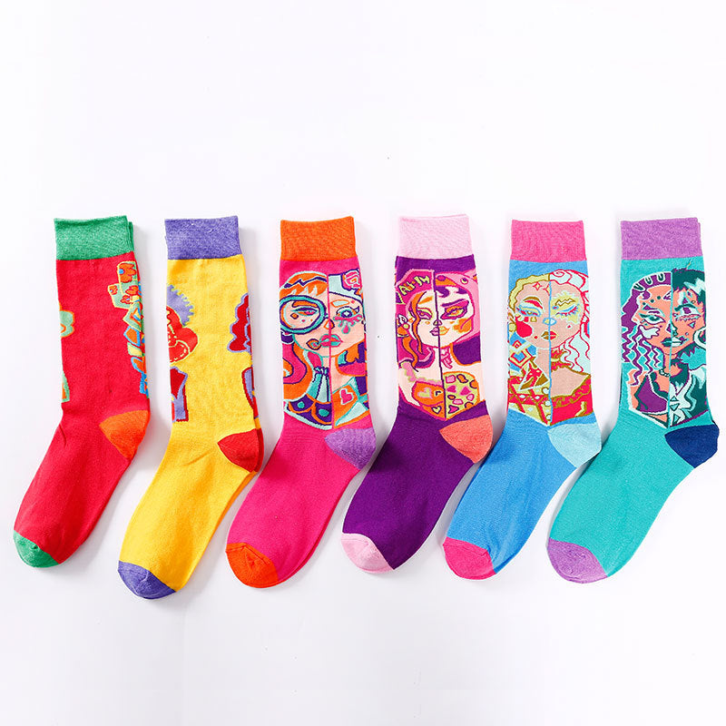 ArtVibePopPortraitSocks 5 paris