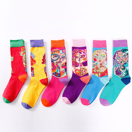 ArtVibePopPortraitSocks 5 paris