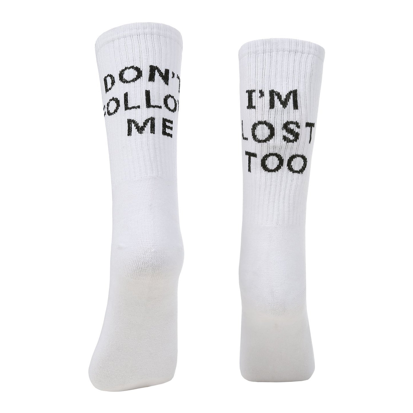 Dont follow me socks