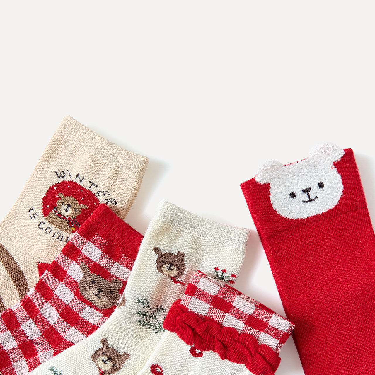 Festive socks 5 pairs