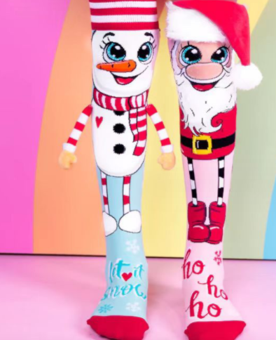 Holiday Cheer Character Socks