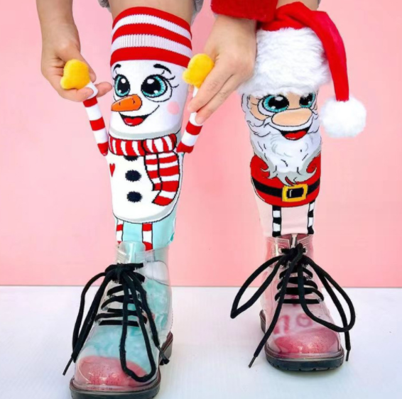 Holiday Cheer Character Socks