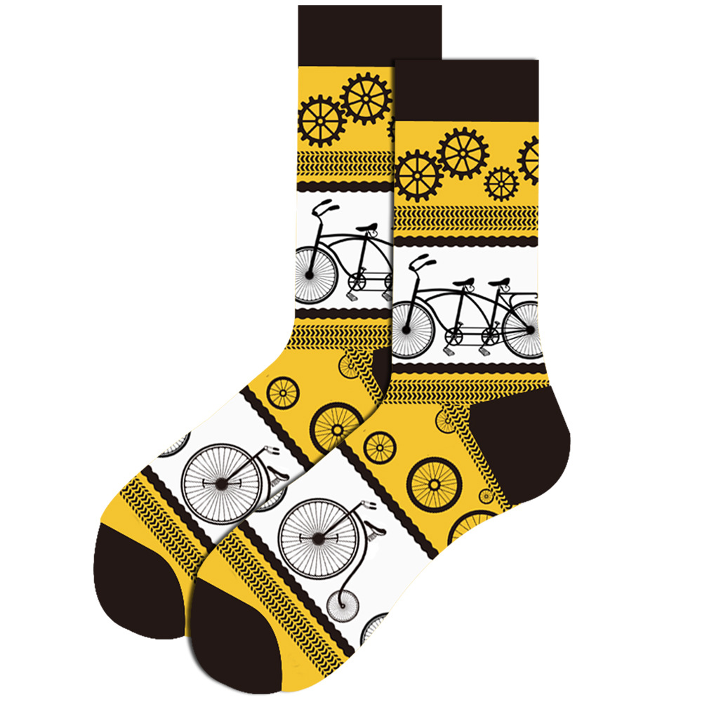 Pedal Parade Pizza Socks front picture
