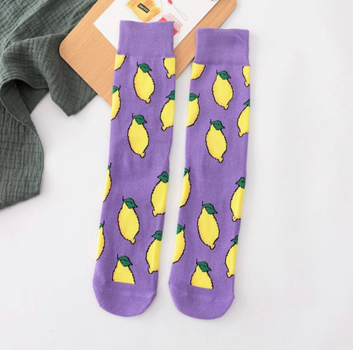 PurplePine apple socks