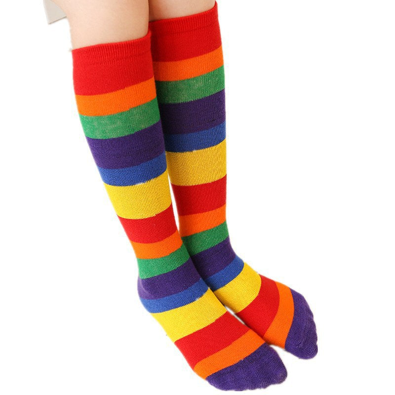 Rainbow socks front picture