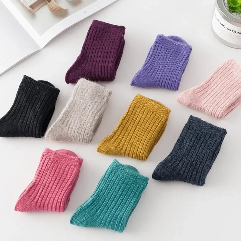 Socks in wool varies color front picture