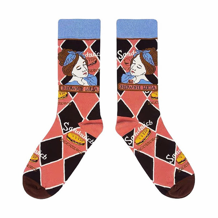 WhimsyWalk Artistic Socks Lady Maria Pront picture