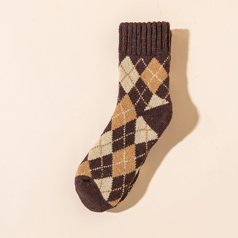 YuletideWarmth Socks Brown Pront Picture
