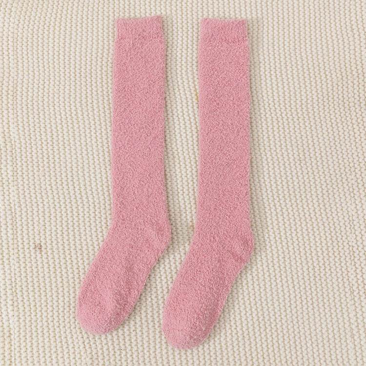 Soft Knee high socks in pink