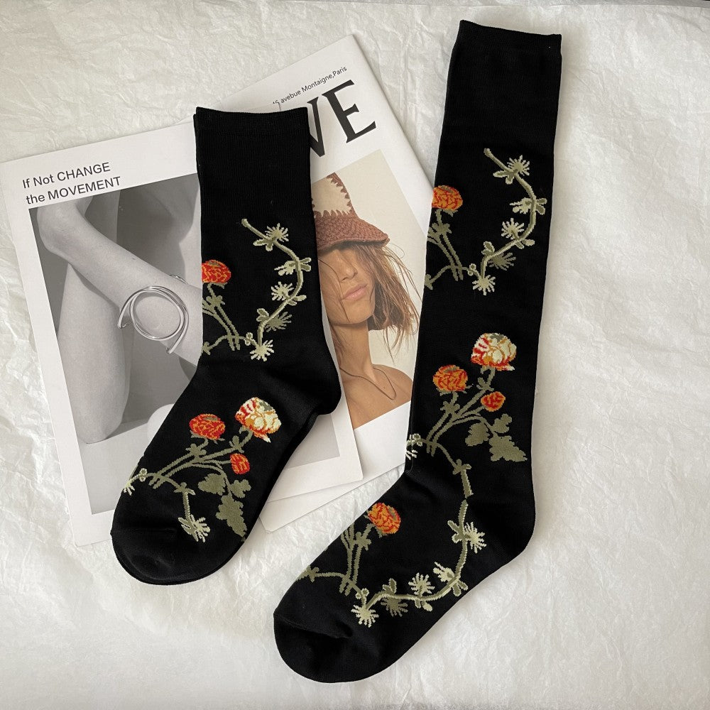 Bloomstep Floral socks sample picture