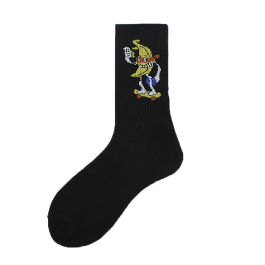 Desert Oasis Socks in black front picture